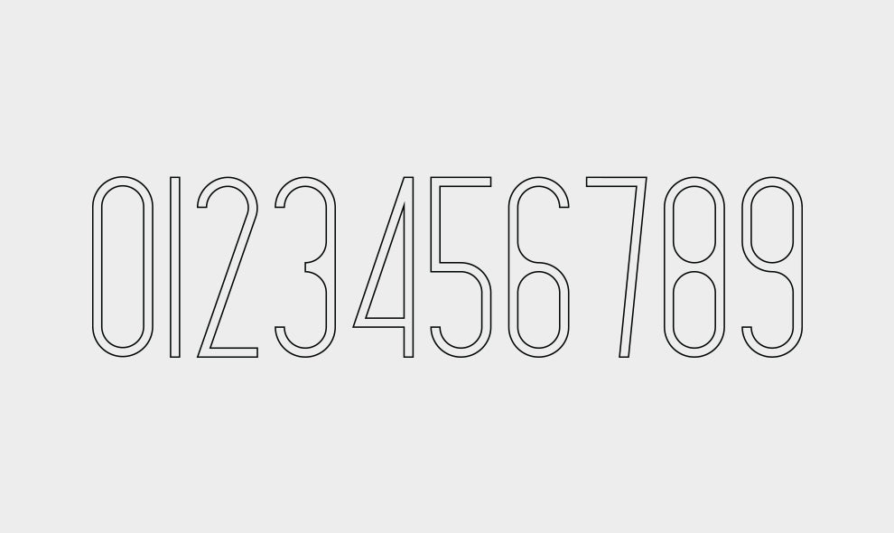 12" VM-001 House Number Aluminum