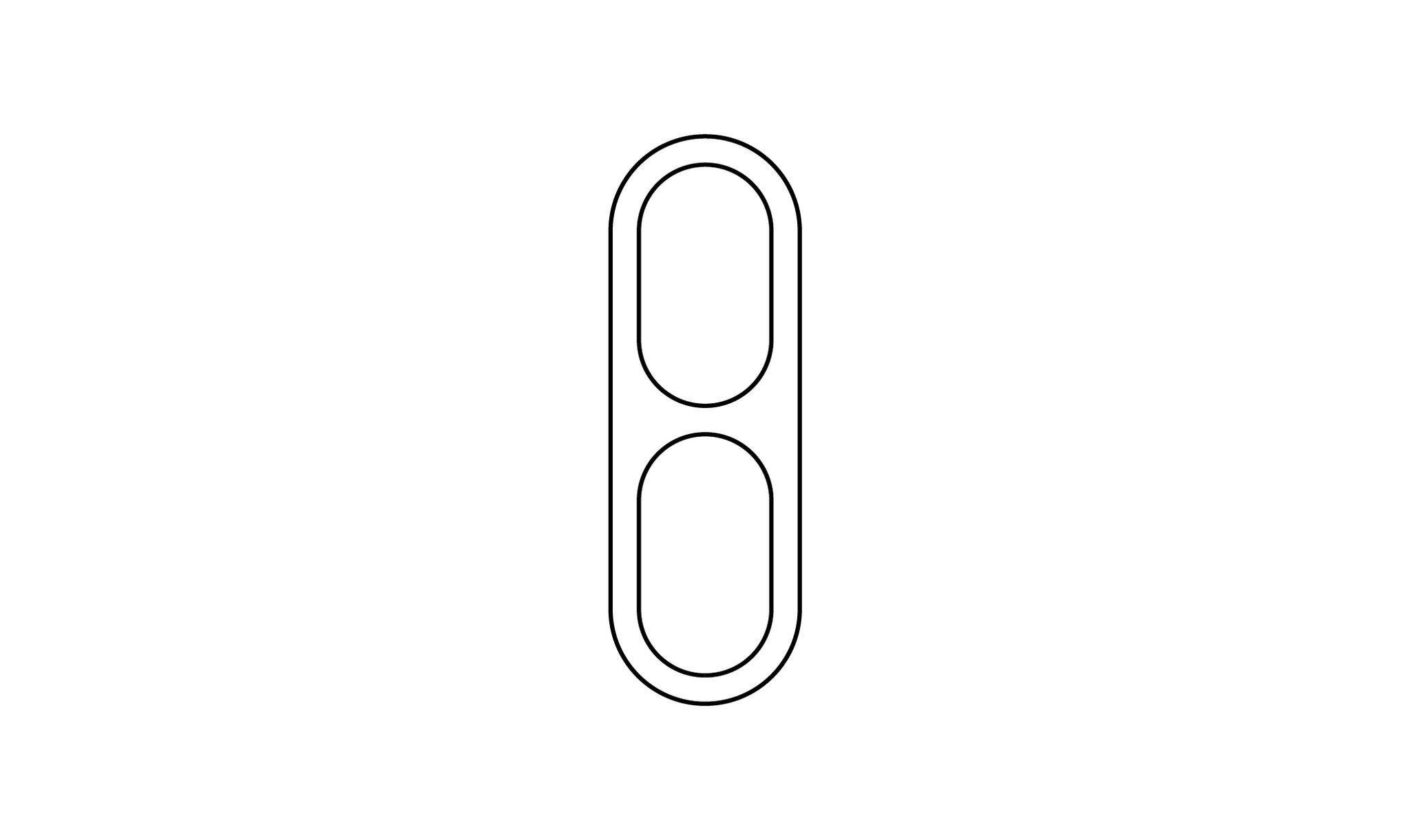 8" VM-001 House Number Steel