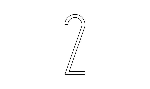 12" VM-001 House Number Aluminum
