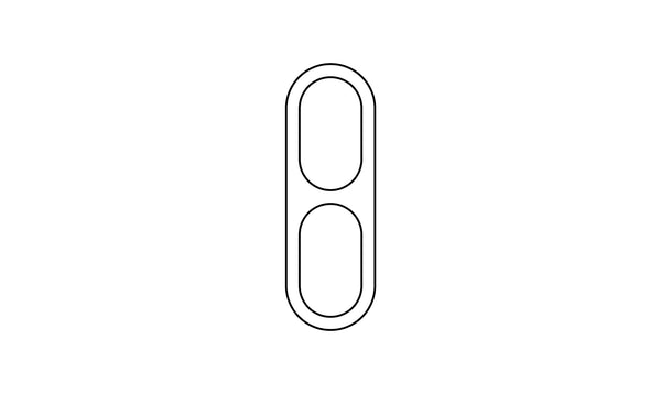 12" VM-001 House Number Steel